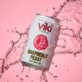 Viki Raspberry Feast Functional Soda Pack 12 Lattine