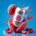 Viki Raspberry Feast Functional Soda Pack 12 Lattine